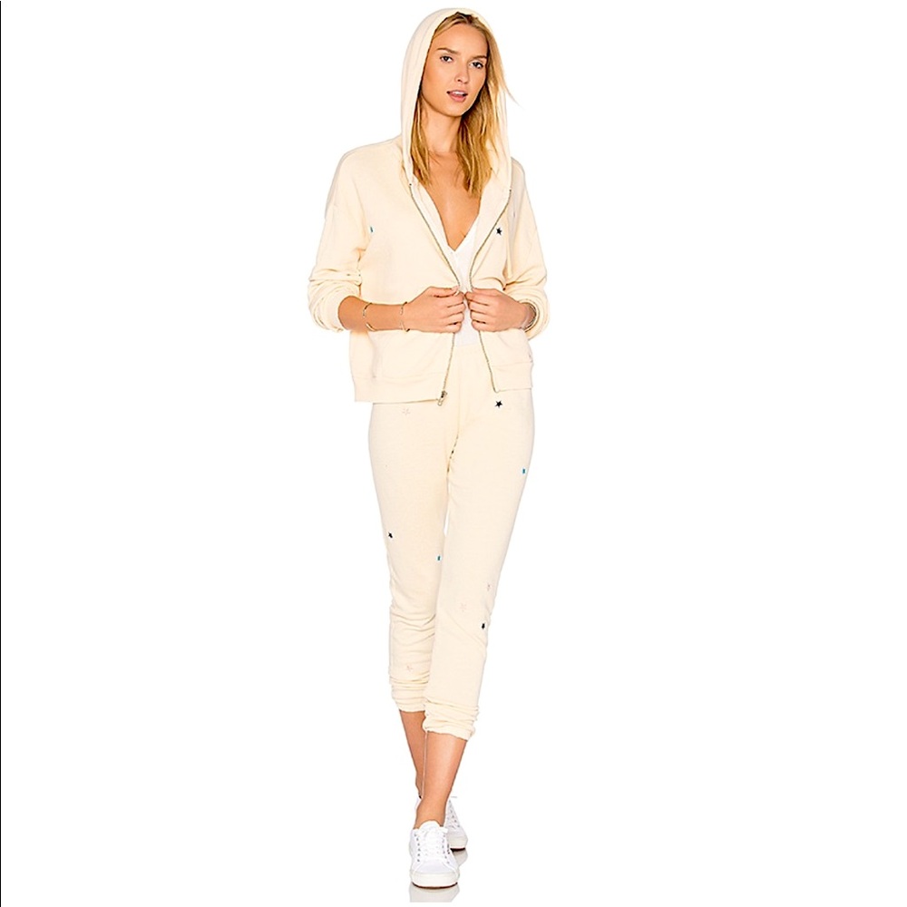 Wildfox Starlet Embroidery Sweatpants
